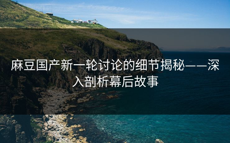 麻豆国产新一轮讨论的细节揭秘——深入剖析幕后故事  第1张